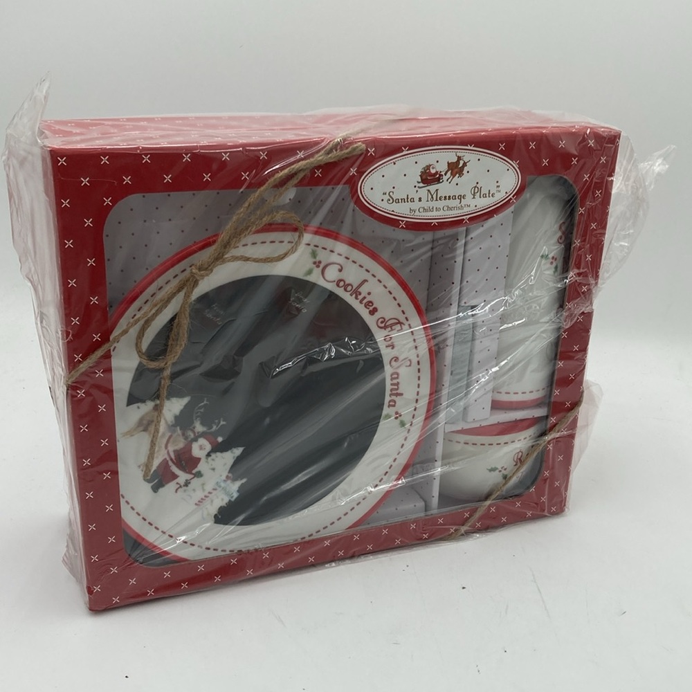 Child to Cherish “Cookies for Santa” Santa’s Message Plate